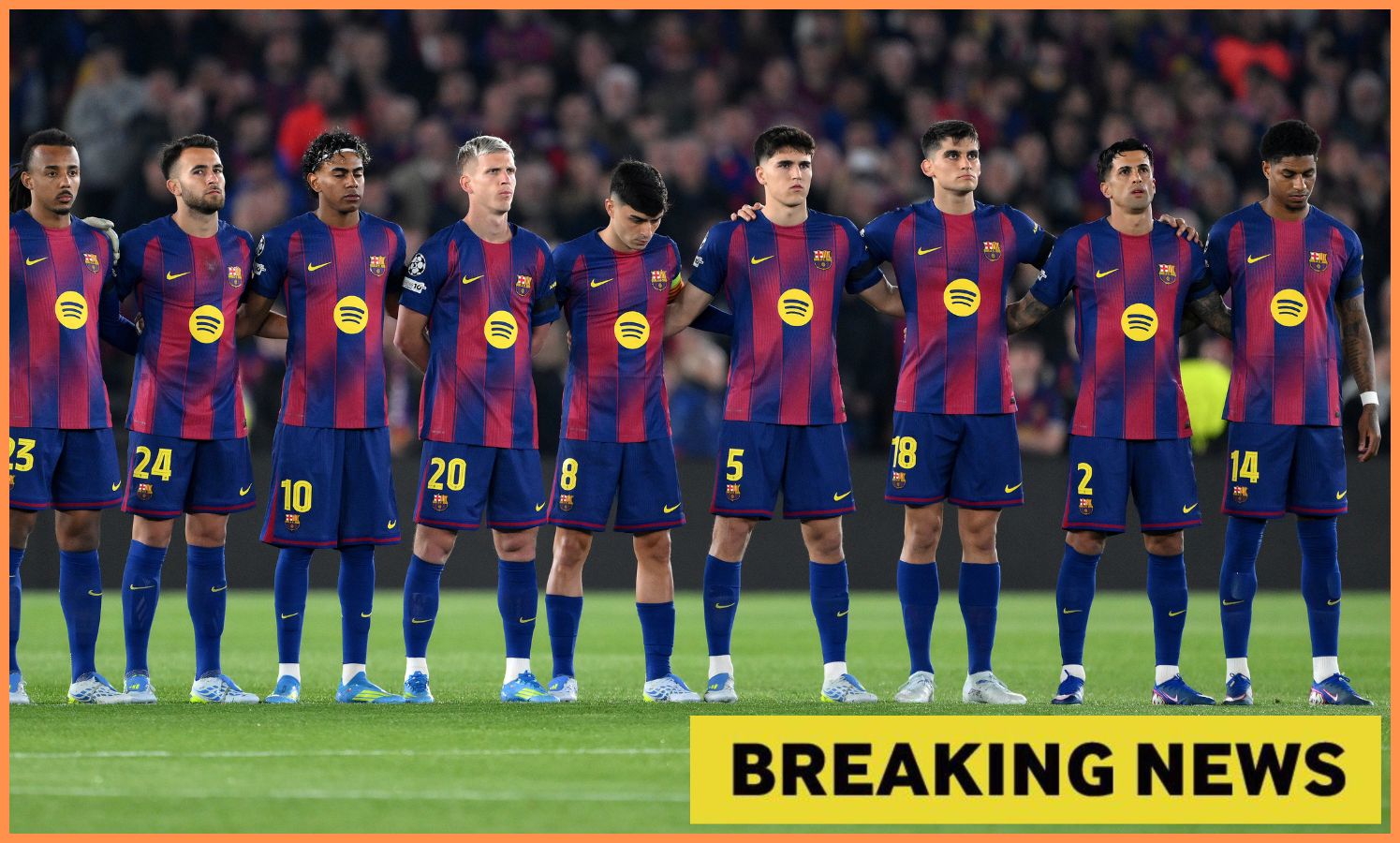 Marcus Rashford lining up for Barcelona