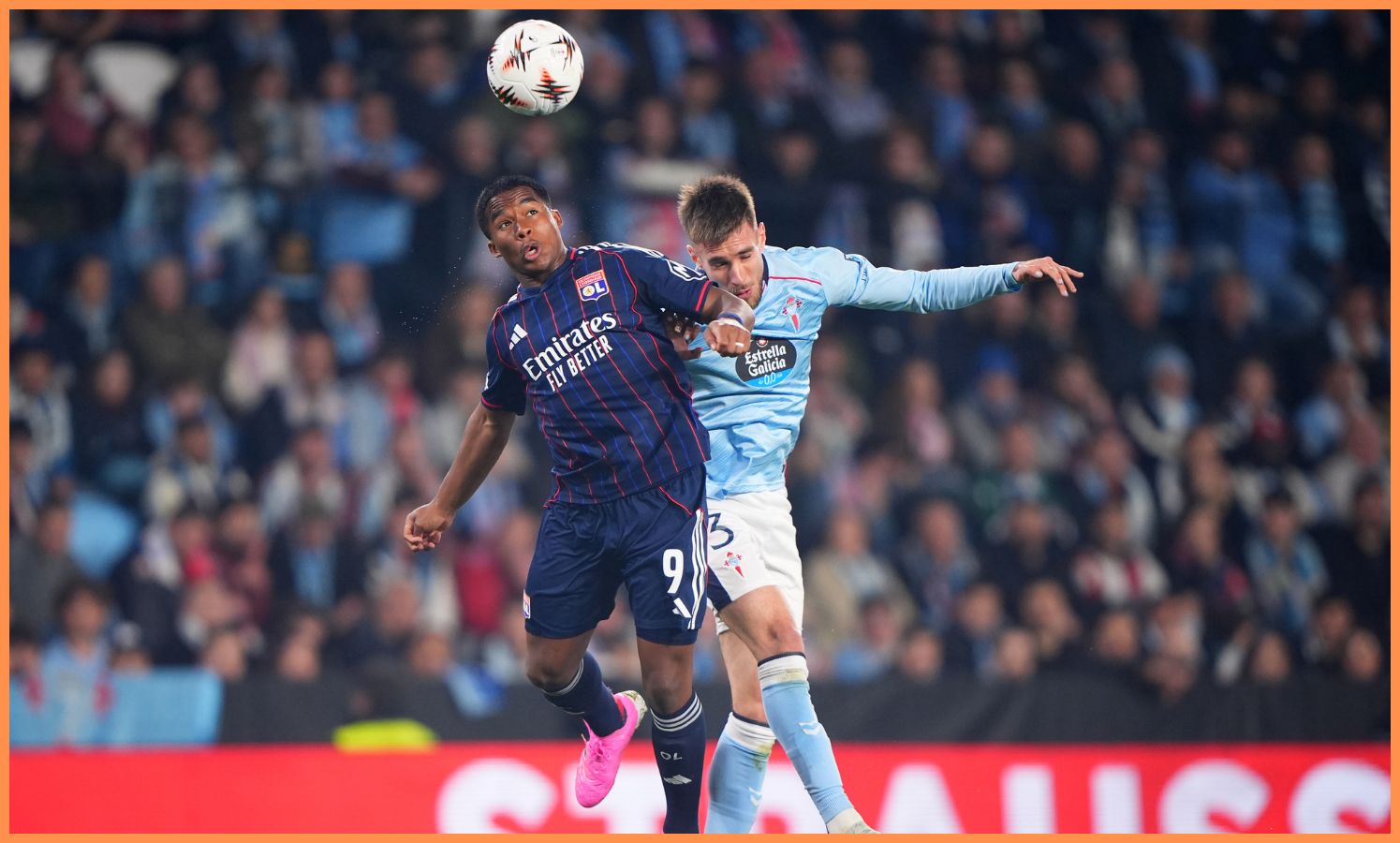 Oscar Mingueza in action for Celta Vigo