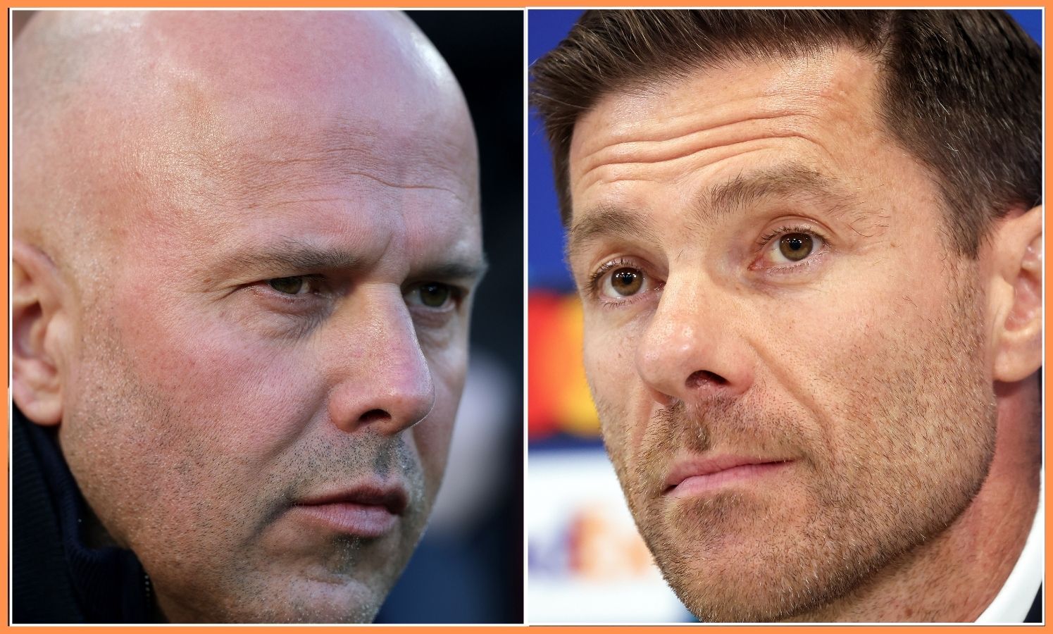 Arne Slot and Xabi Alonso
