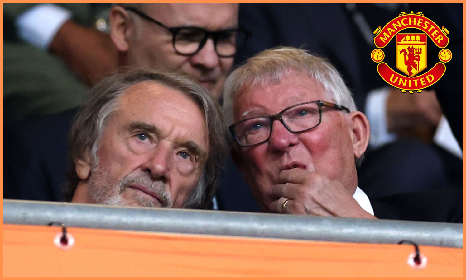 Sir Jim Ratcliffe and Sir Alex Ferguson
