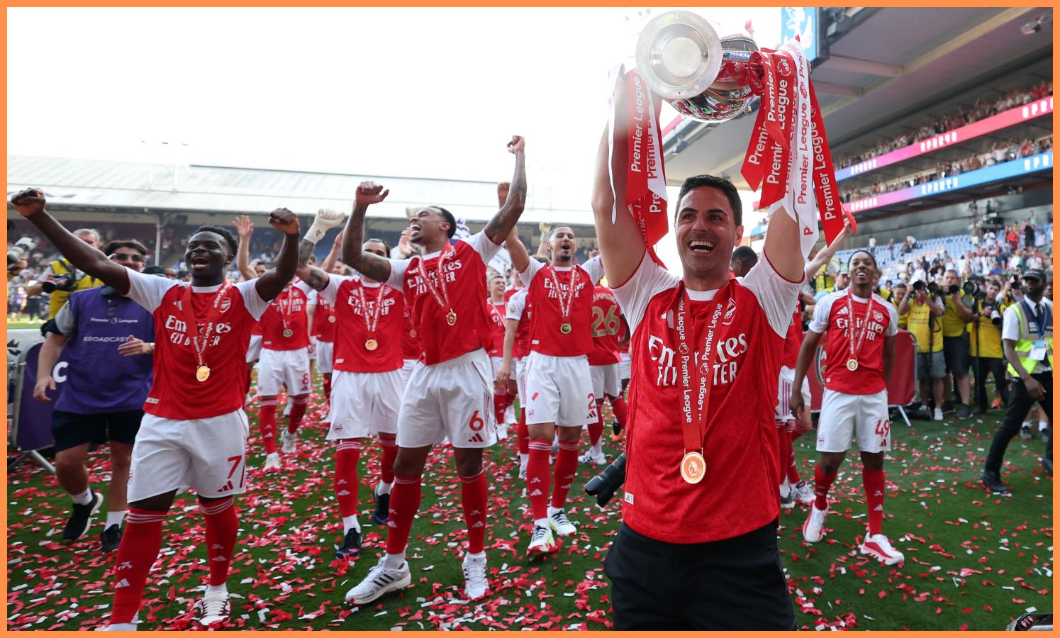 Arsenal title celebrations