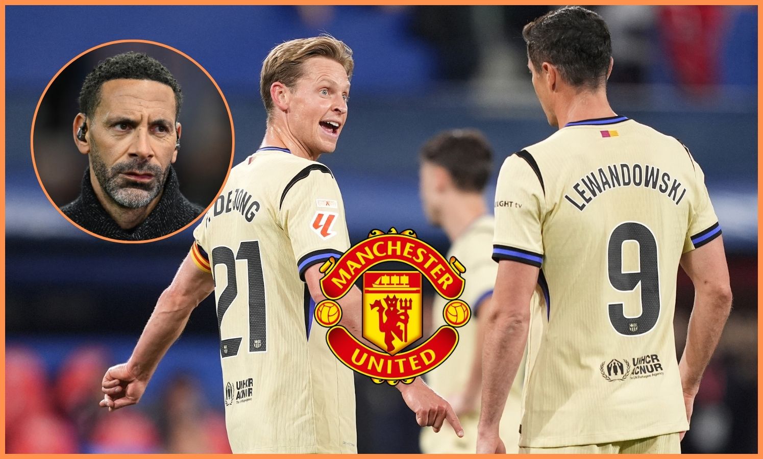 Robert Lewandowski and Frenkie de Jong
