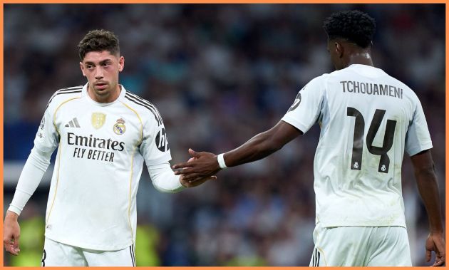 Federico Valverde and Aurelien Tchouameni