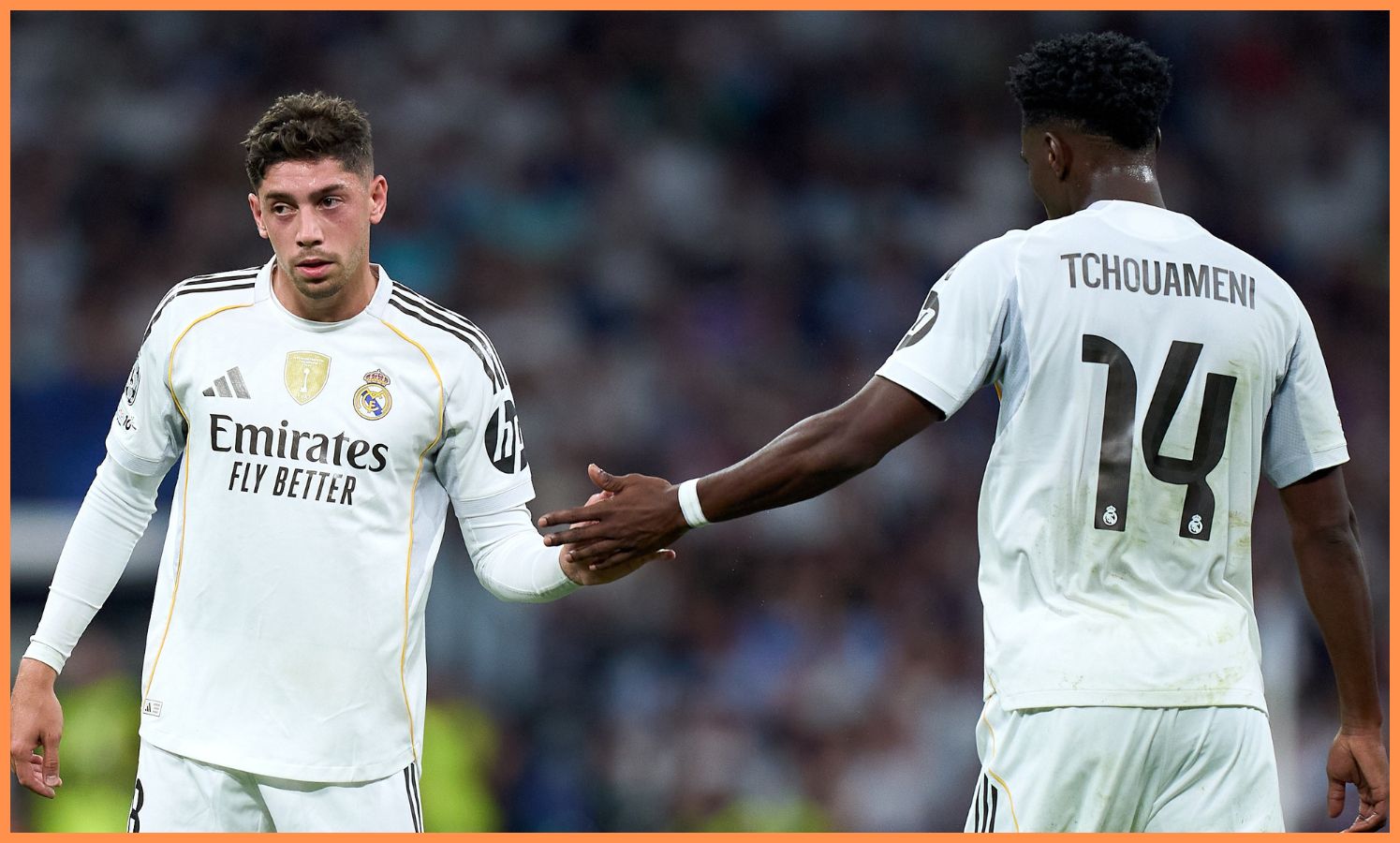Federico Valverde and Aurelien Tchouameni