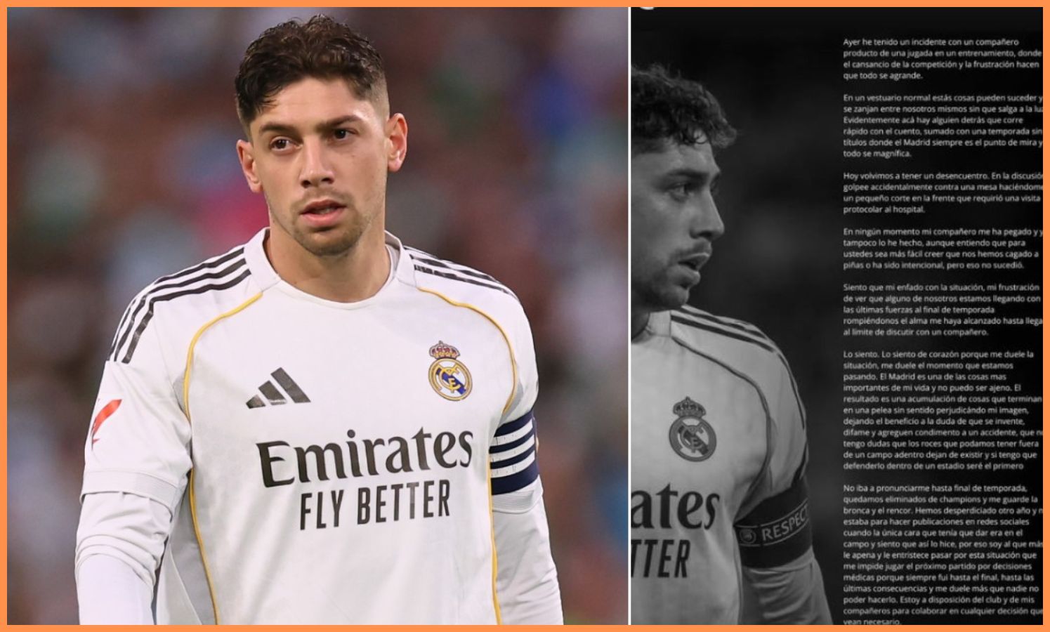 Federico Valverde has released a statement