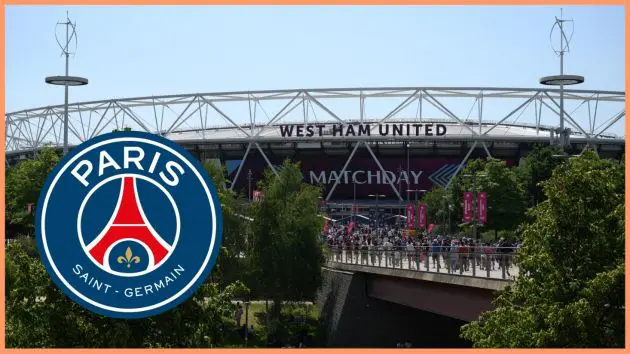 West Ham fans enter the London Stadium on matchday