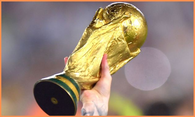 World Cup trophy close-up