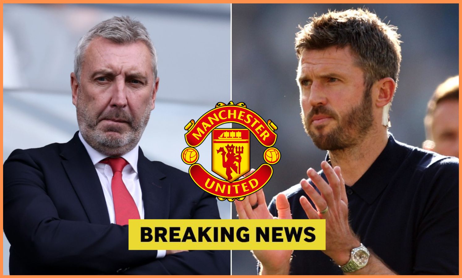 Jason Wilcox and Michael Carrick