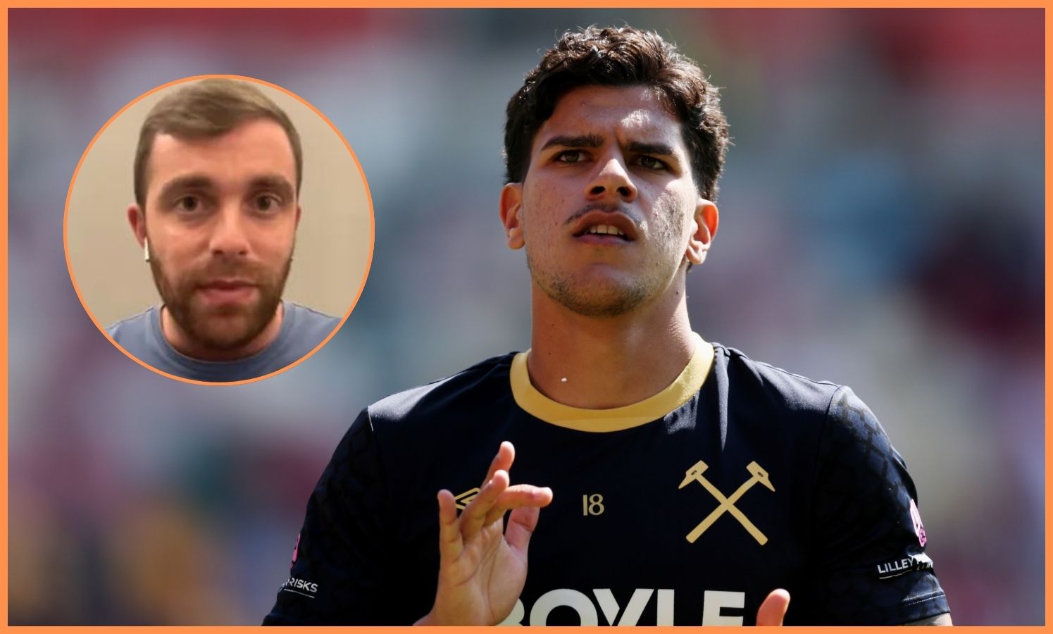 Mateus Fernandes and Fabrizio Romano