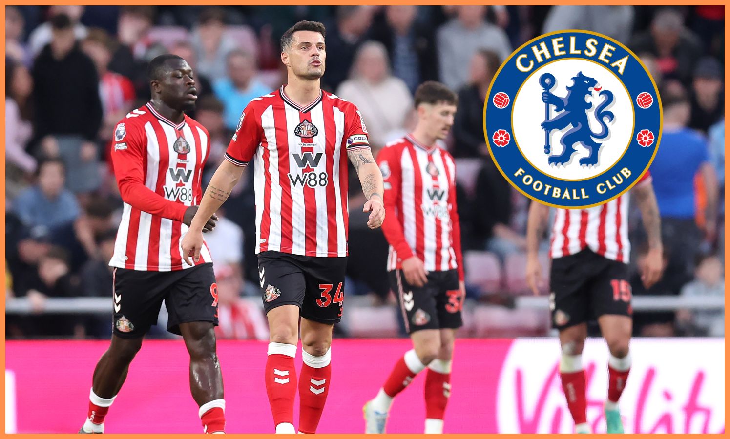 Granit Xhaka could be set to move from Sunderland to Chelsea