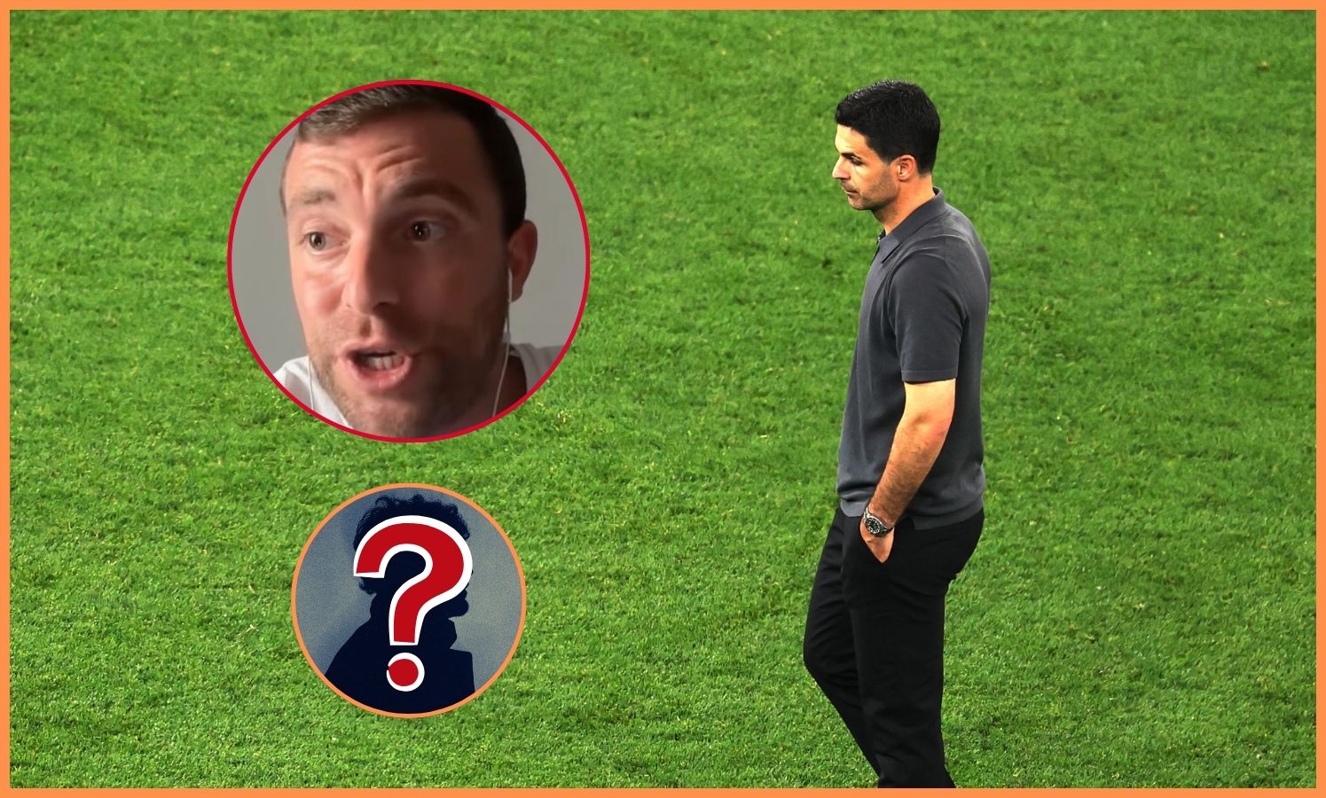 Mikel Arteta and Fabrizio Romano