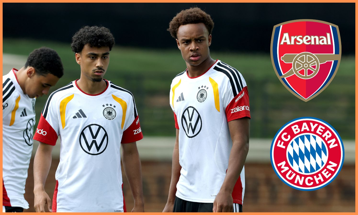 Nathaniel Brown in Germany training