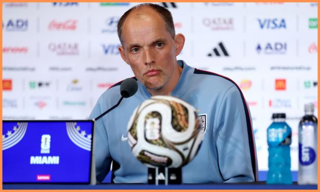 Thomas Tuchel in an England World Cup press conference