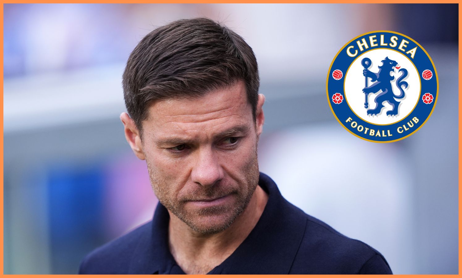 Xabi Alonso looks on
