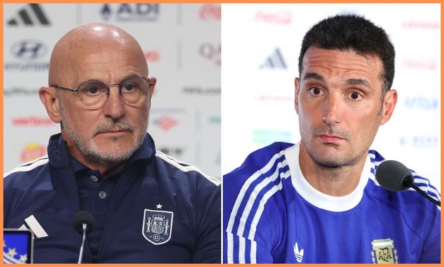 Luis de la Fuente and Lionel Scaloni