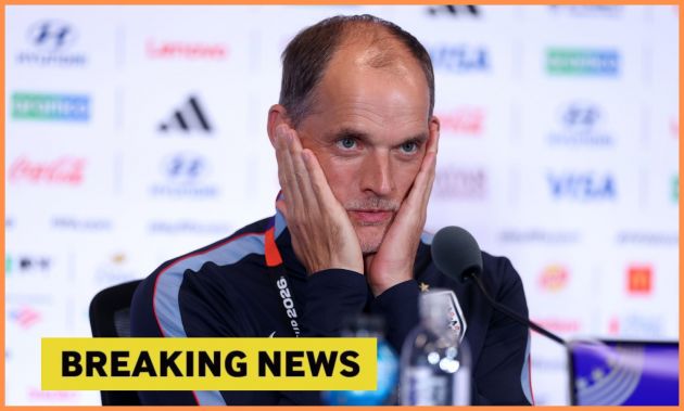 Thomas Tuchel during an England World Cup press conference