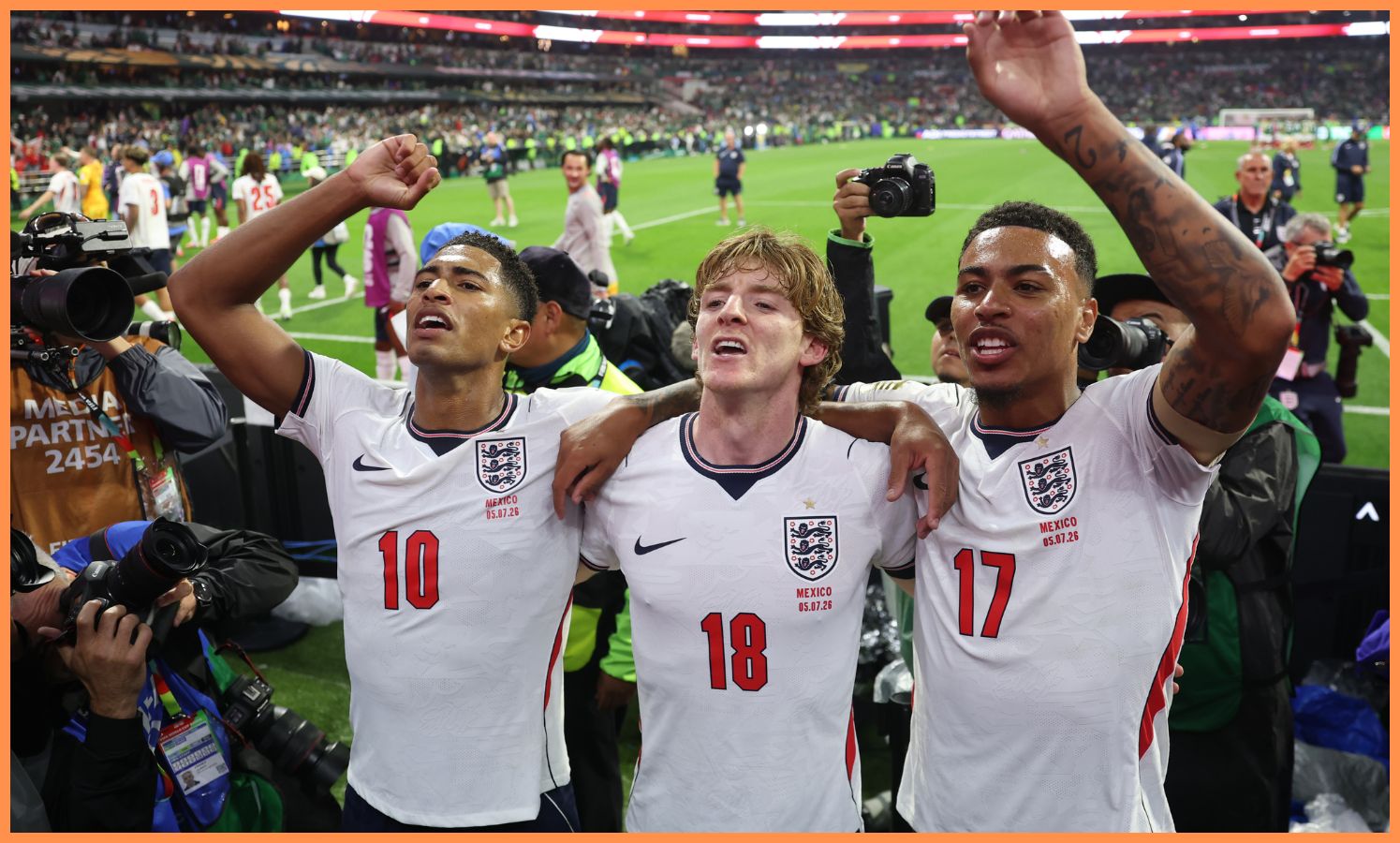 England vs Mexico ratings