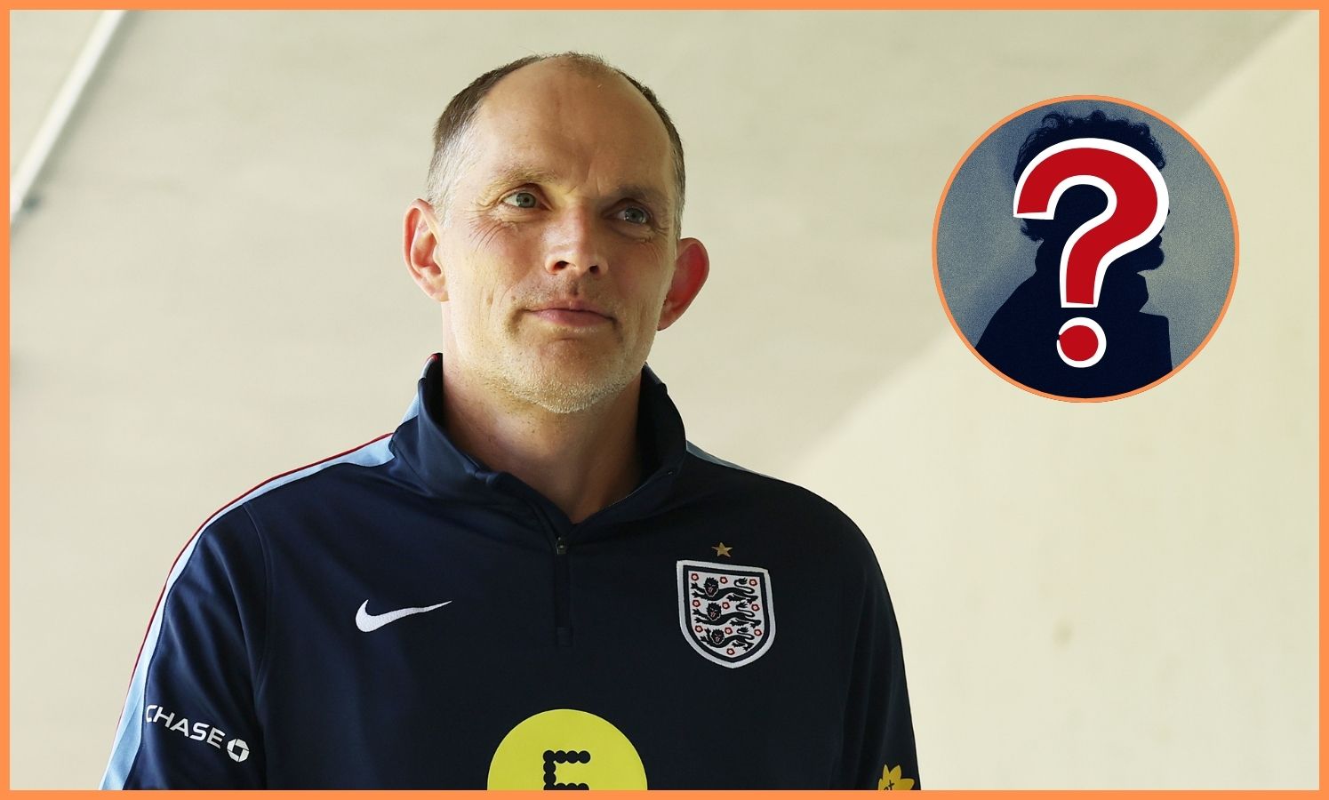 Thomas Tuchel at England's World Cup base