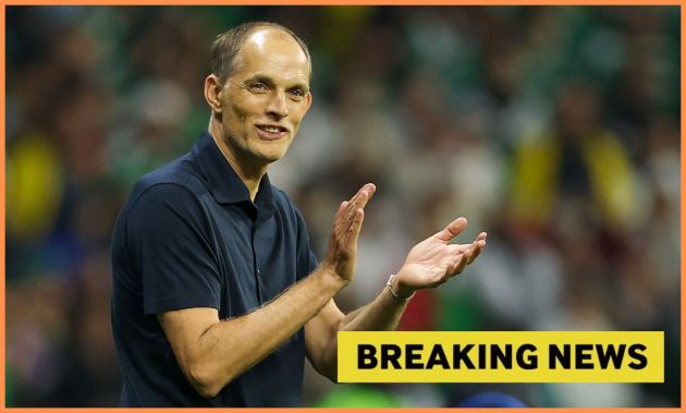 England manager Thomas Tuchel applauds the fans