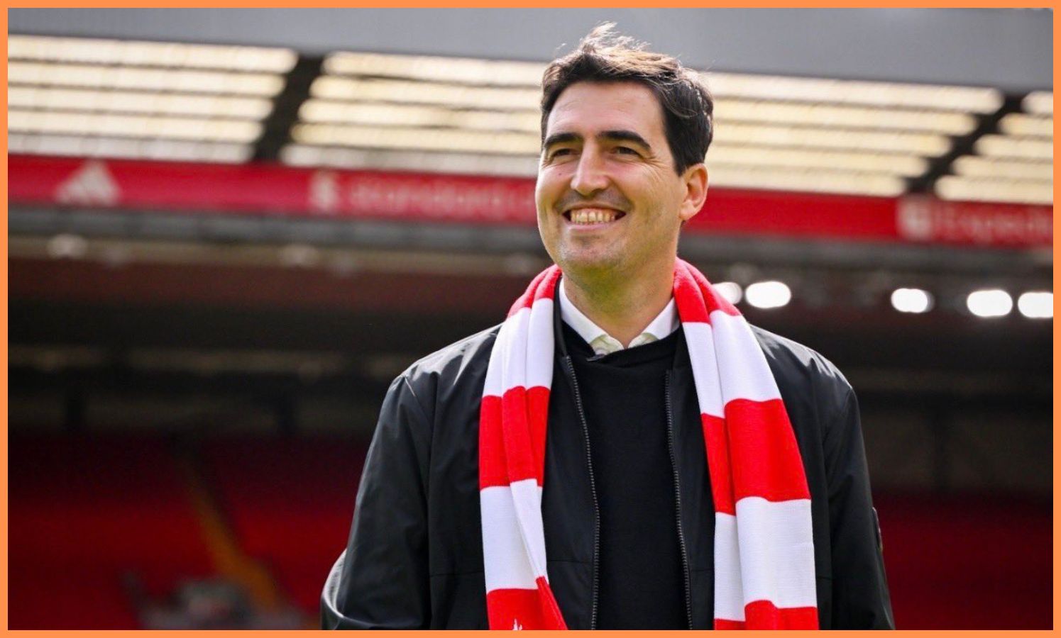Liverpool's new manager Andoni Iraola at Anfield