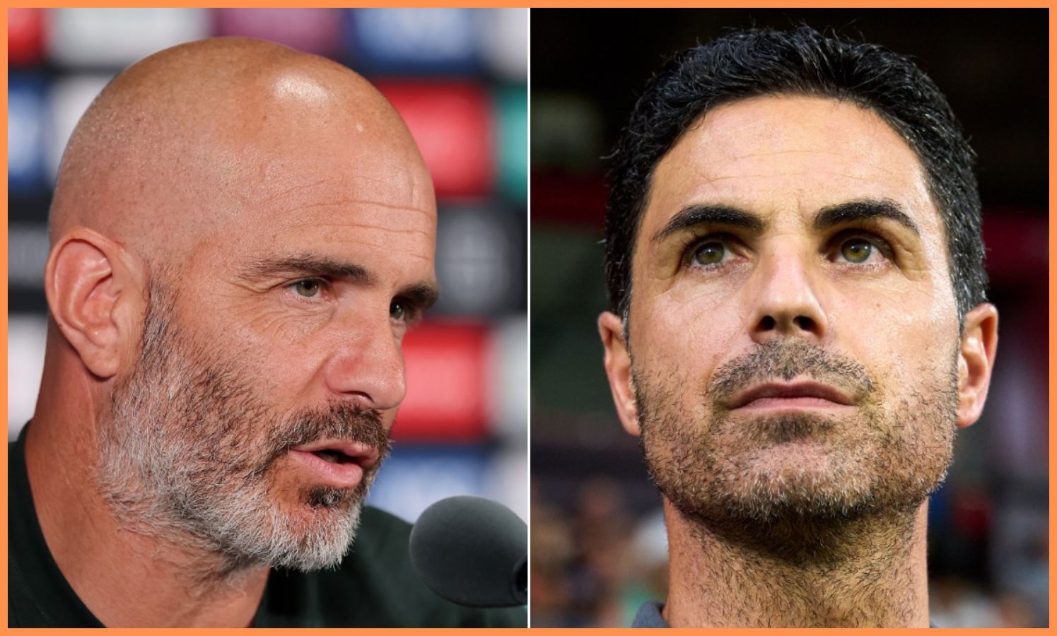 Enzo Maresca and Mikel Arteta