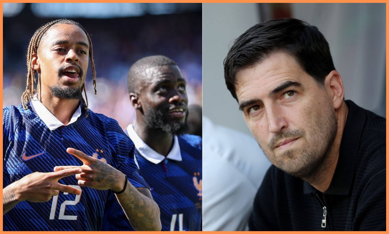 Bradley Barcola and Andoni Iraola