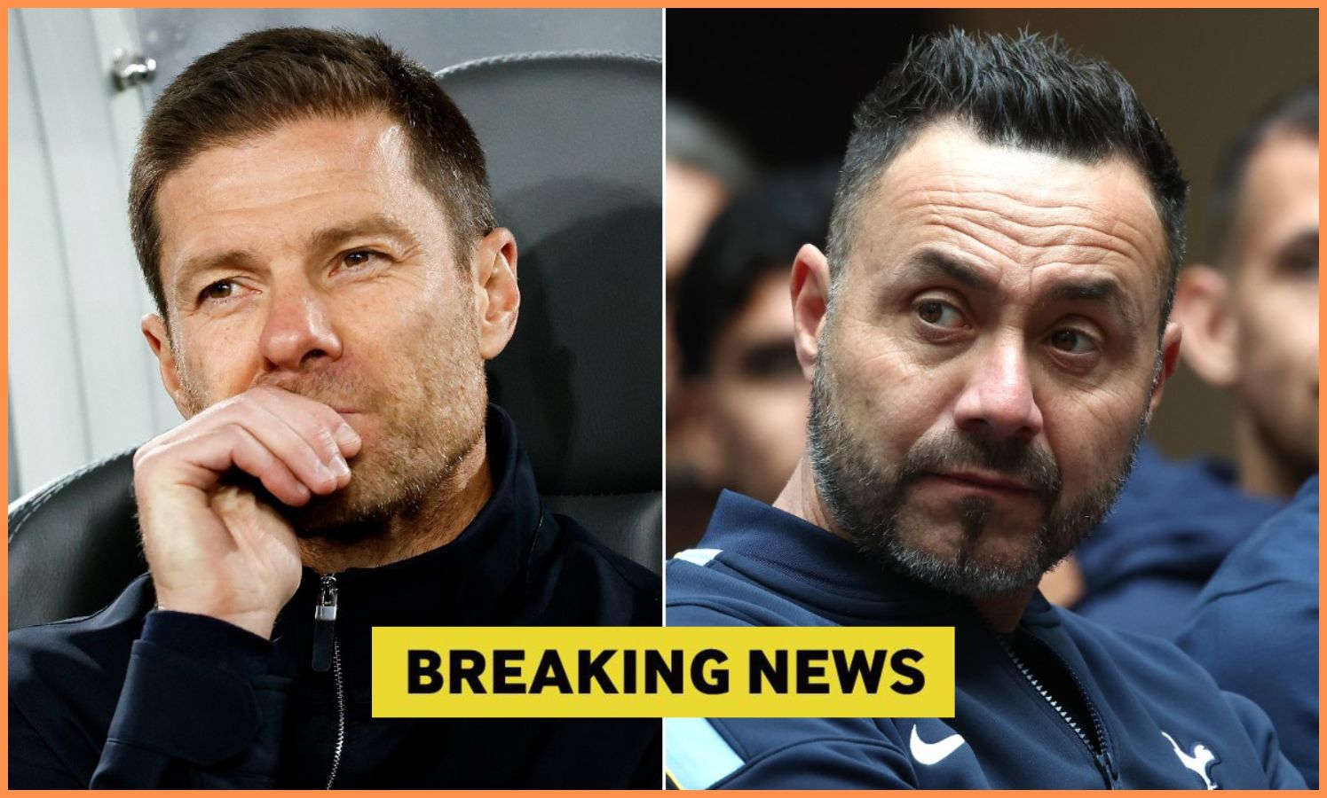 Xabi Alonso and Roberto De Zerbi