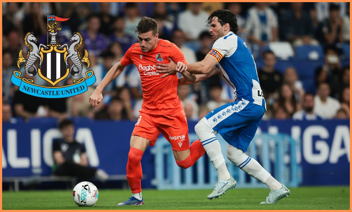 Luka Sucic in action for Real Sociedad