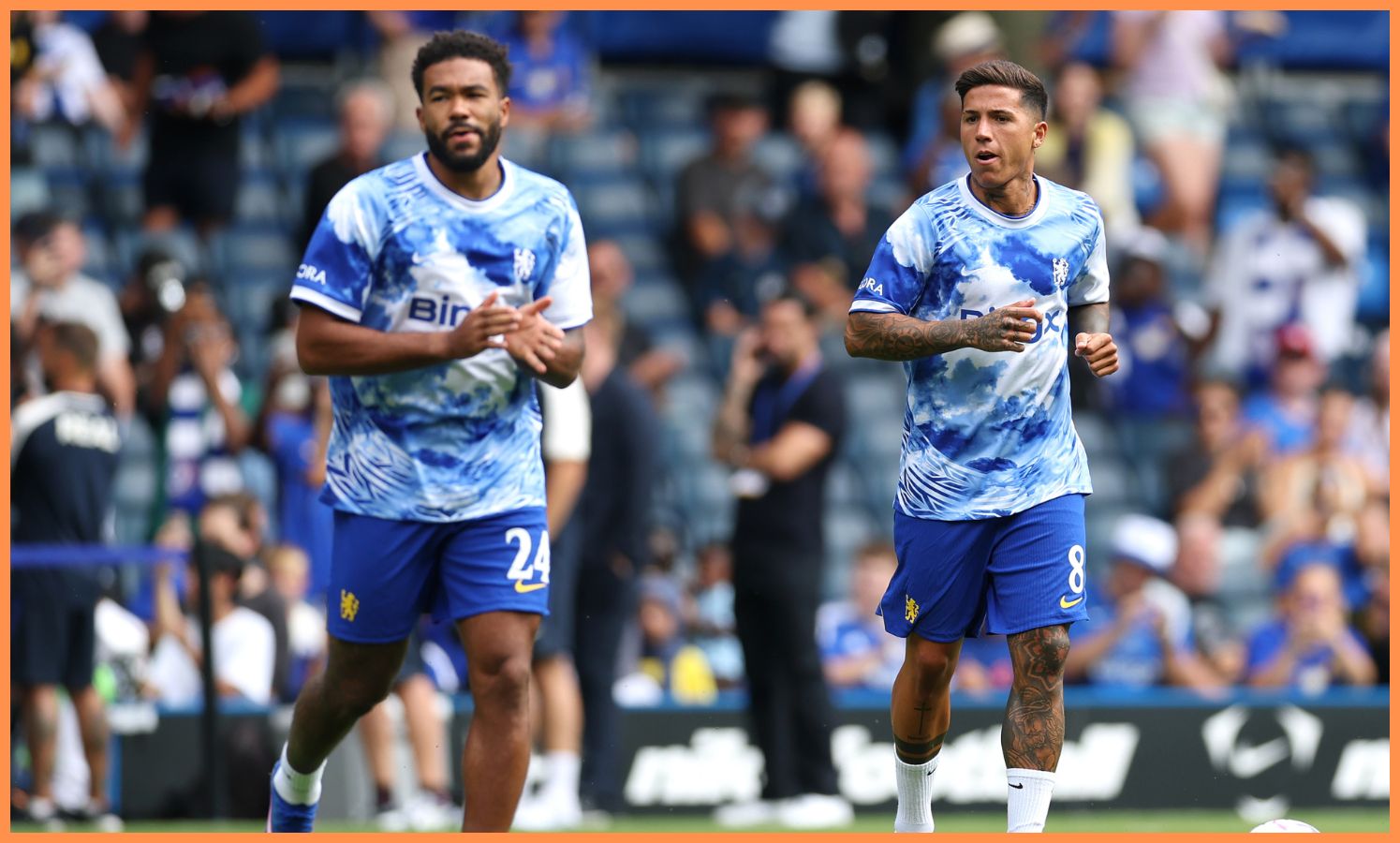 Reece James and Enzo Fernandez