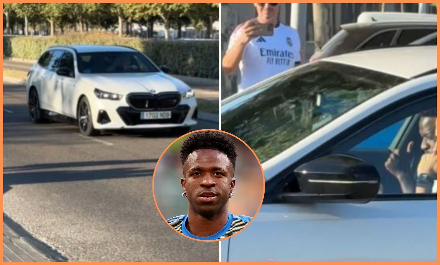 Vinicius Junior arrives for more talks with Real Madrid