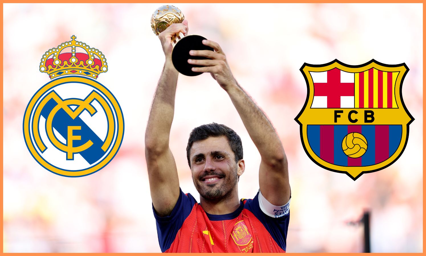 Rodri celebrates Spain's World Cup win