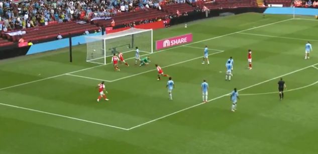Martin Odegaard scores past donnarumma