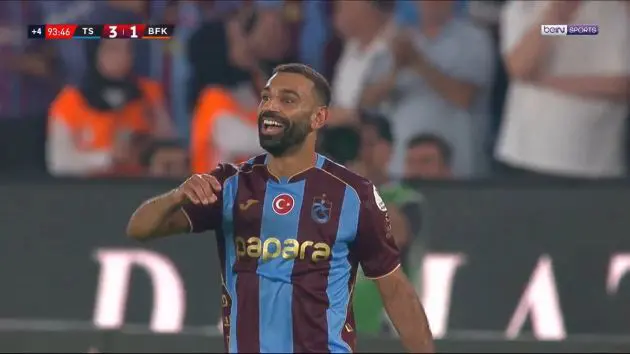 Mohamed Salah reacts to disallowed goal