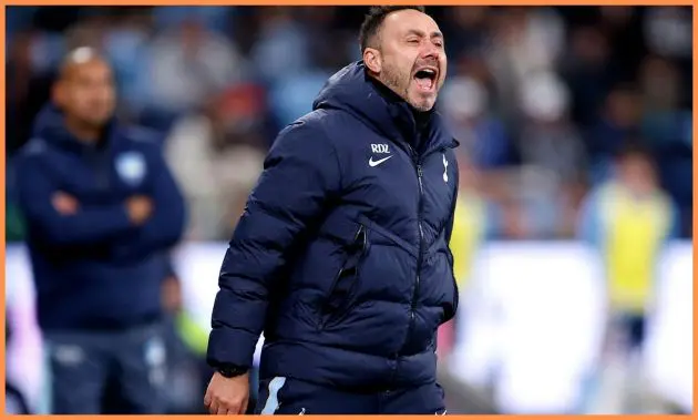 Roberto De Zerbi Tottenham