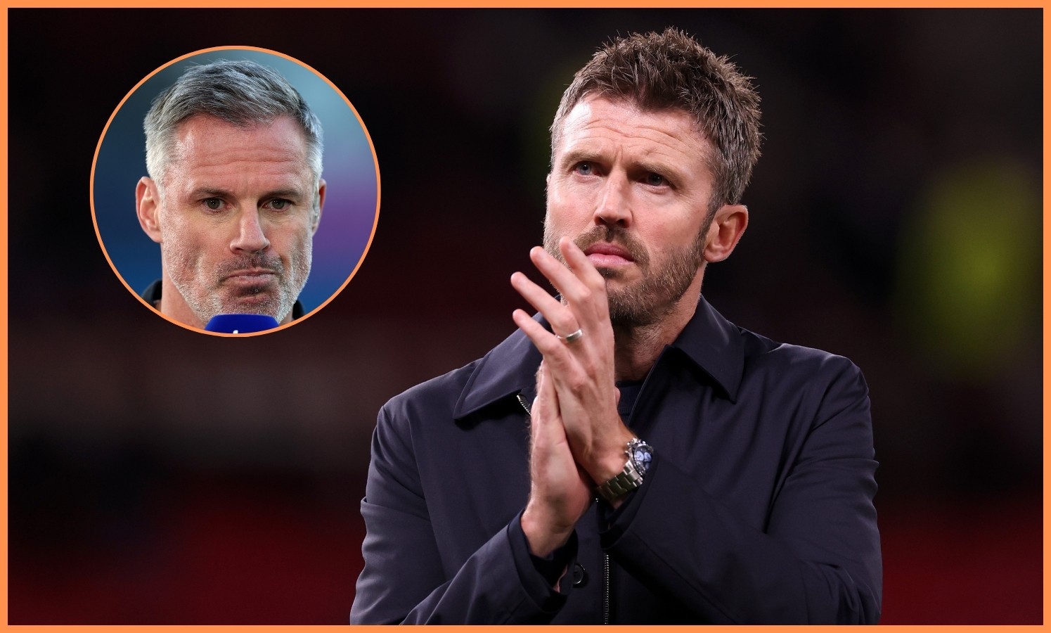Michael Carrick and Jamie Carragher