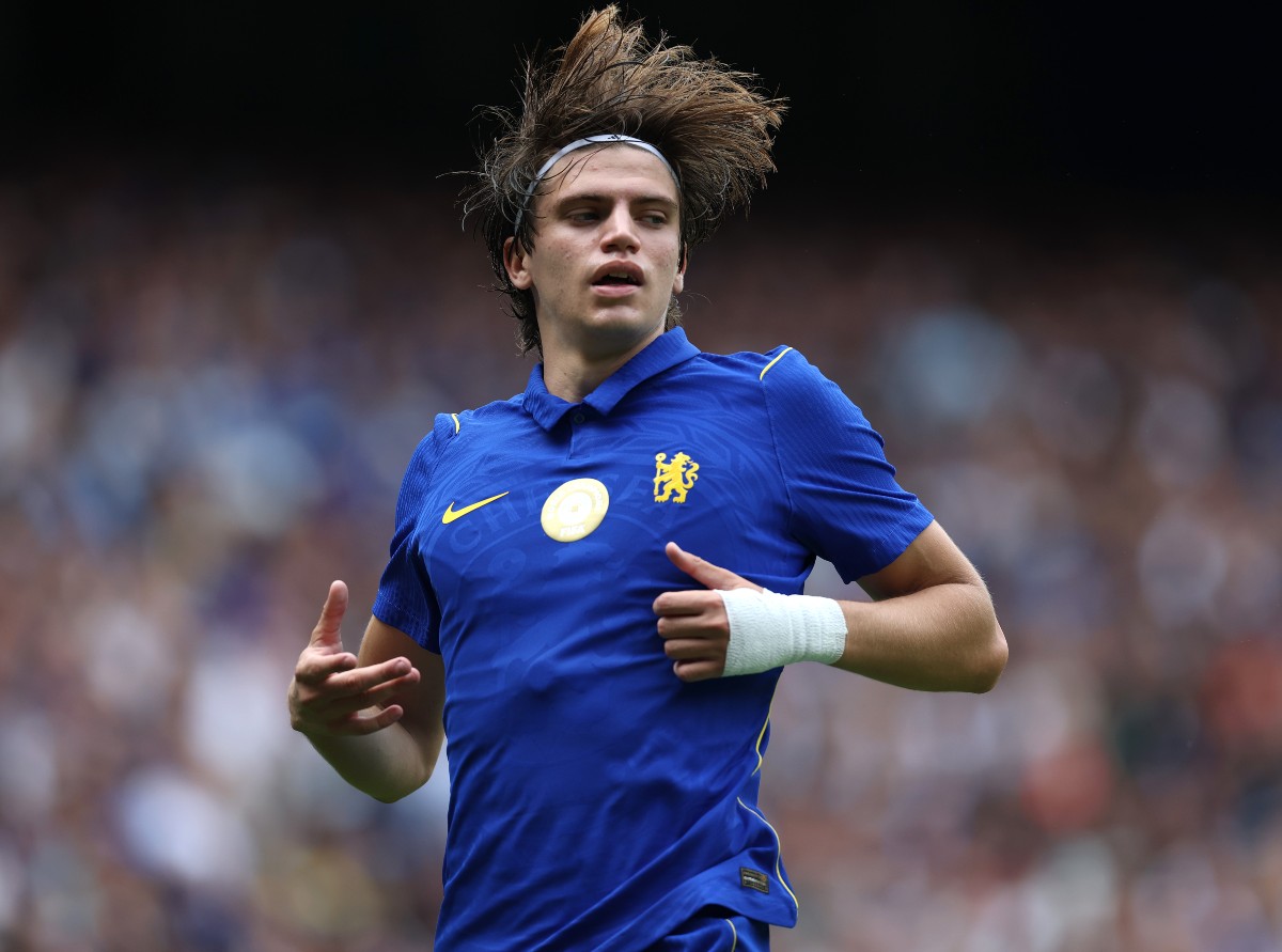 Marco Palestra in action for Chelsea