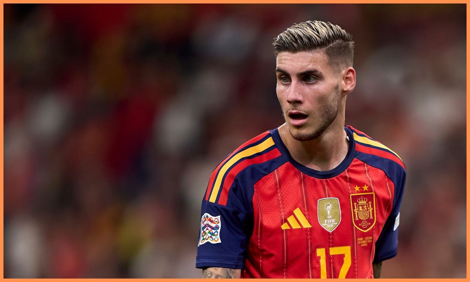Roberto Fernandez playing for Spain. (Photo by Jose Manuel Alvarez Rey/Getty Images)