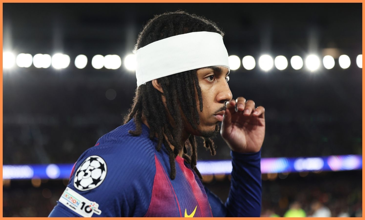 Jules Conte joga pelo Barcelona. (Foto de Judith Cordiel/Getty Images)