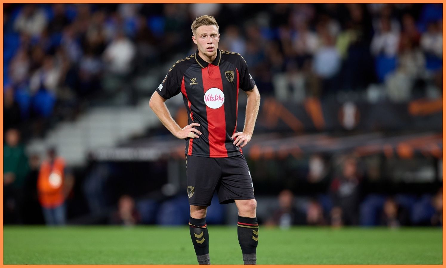 Adrien Truffert playing for Bournemouth.