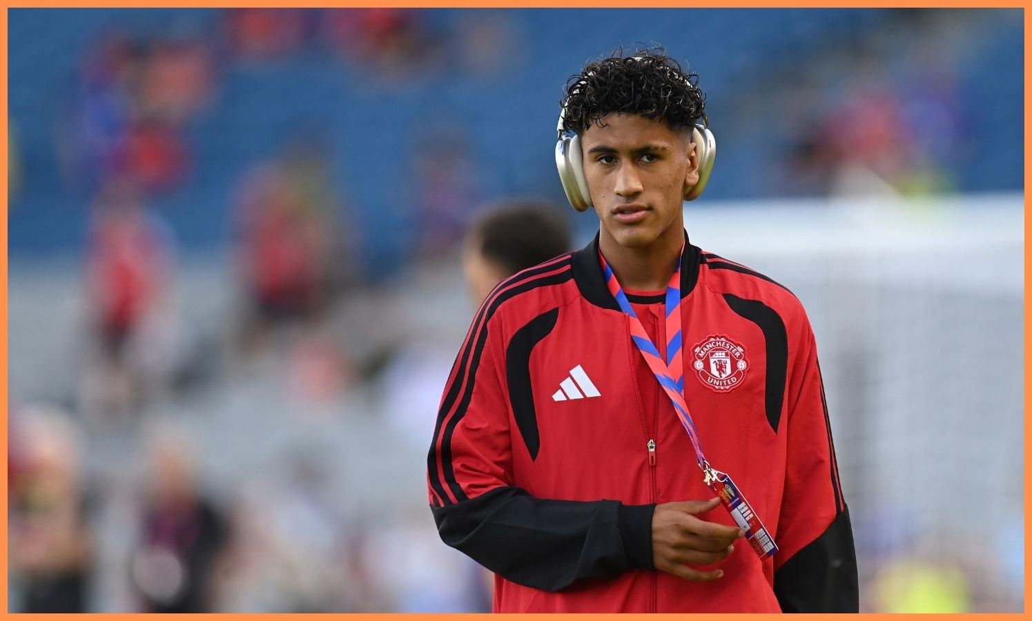 JJ Gabriel on the touchline.