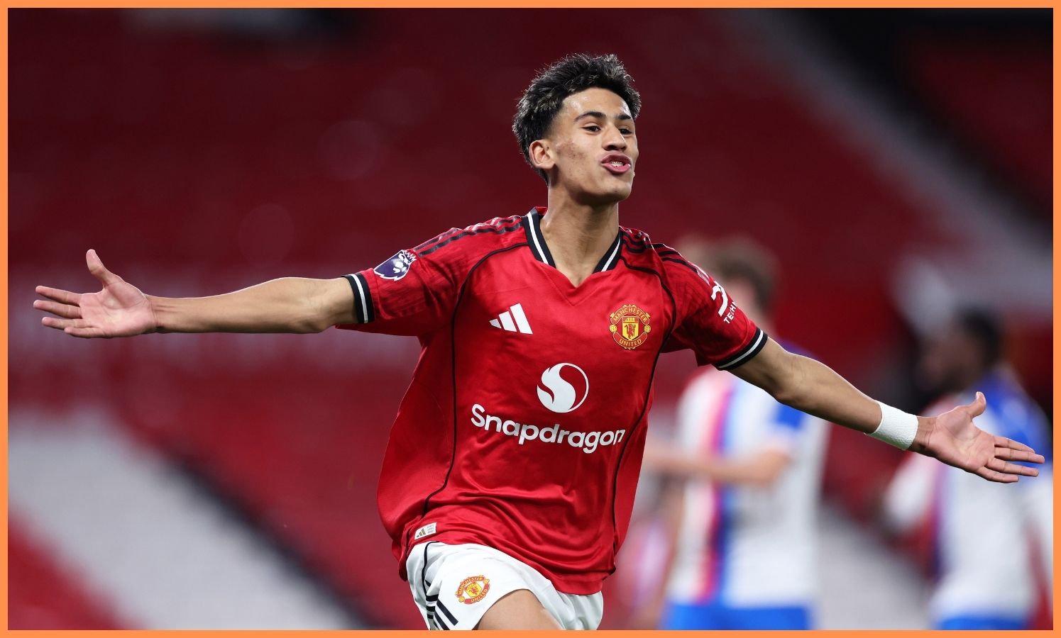 JJ Gabriel in the FA Youth cup semi.