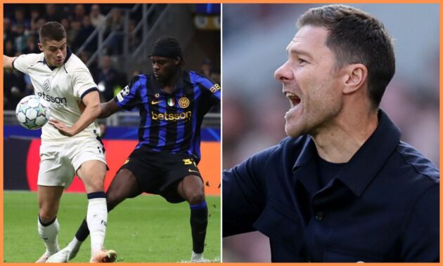 Nicolo Tresoldi and Xabi Alonso