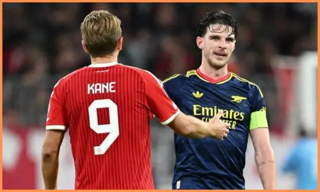 Declan Rice Harry Kane