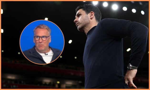 Mikel Arteta and Paul Merson