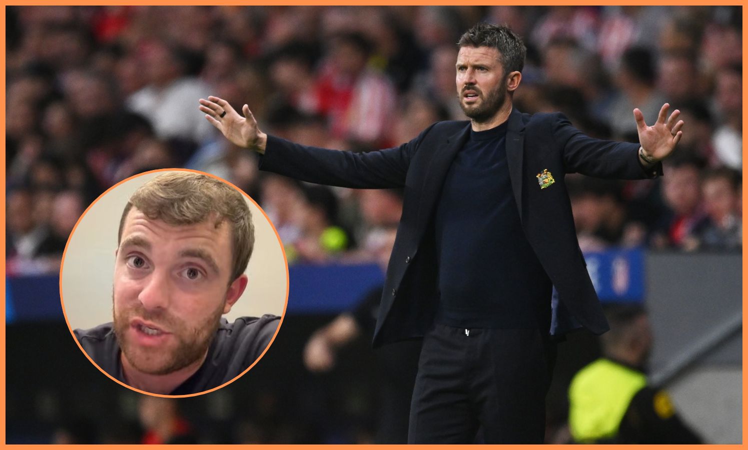 Michael Carrick and Fabrizio Romano