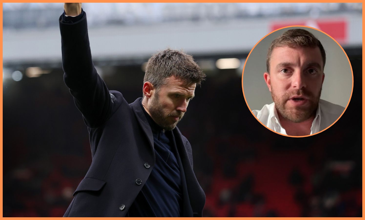 Michael Carrick and Fabrizio Romano