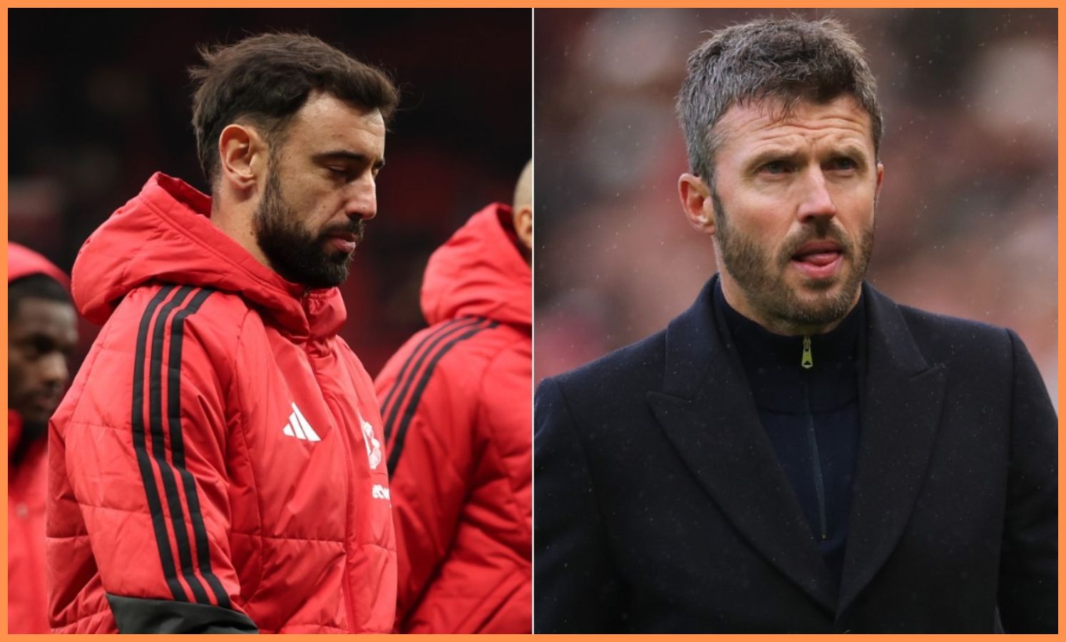 Bruno Fernandes and Michael Carrick