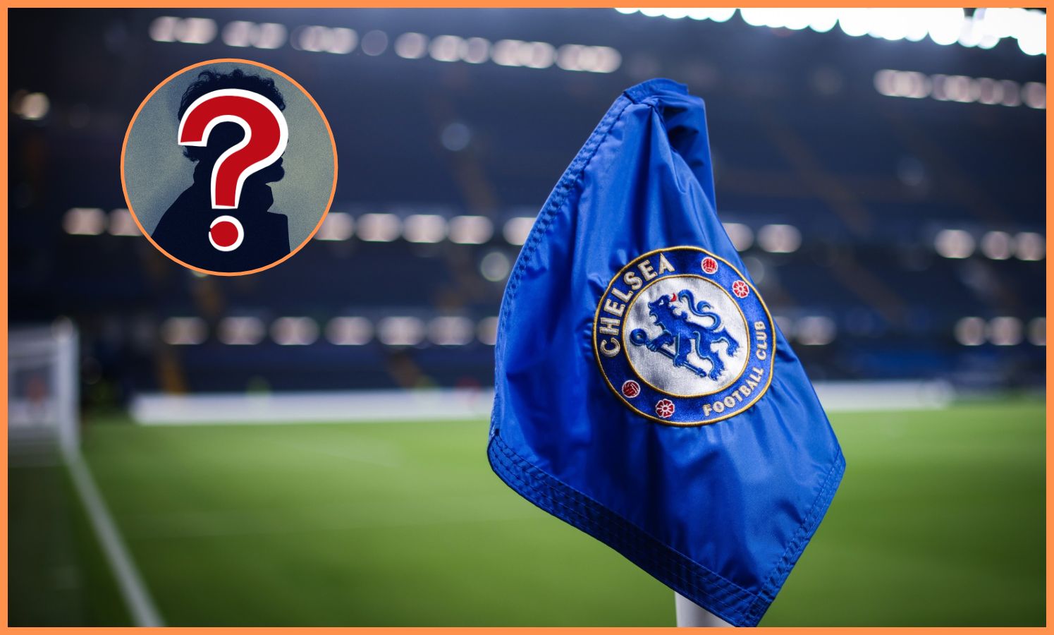 Chelsea flag at Stamford Bridge