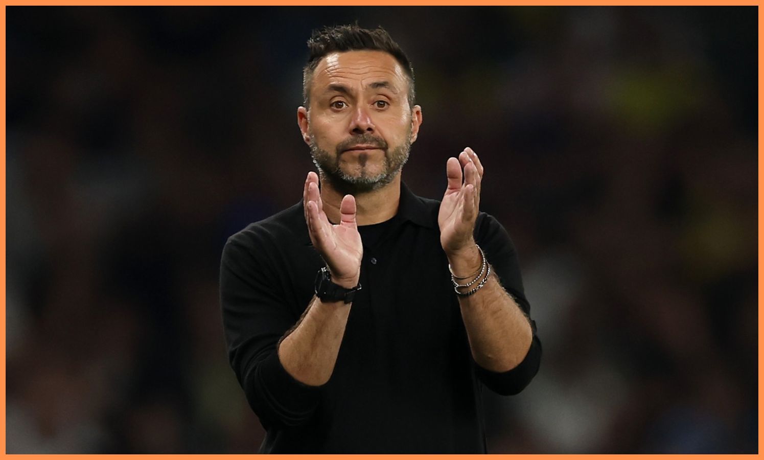 Tottenham manager Roberto De Zerbi