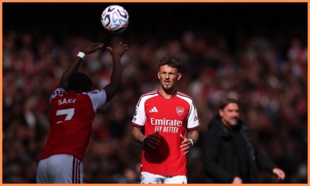 Bukayo Saka and Ben White